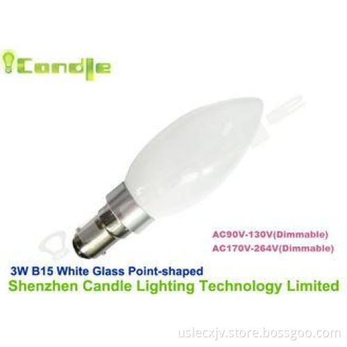 Shatterproof Warm White 360 LED Bulb Light 3watt SMD5630 ,